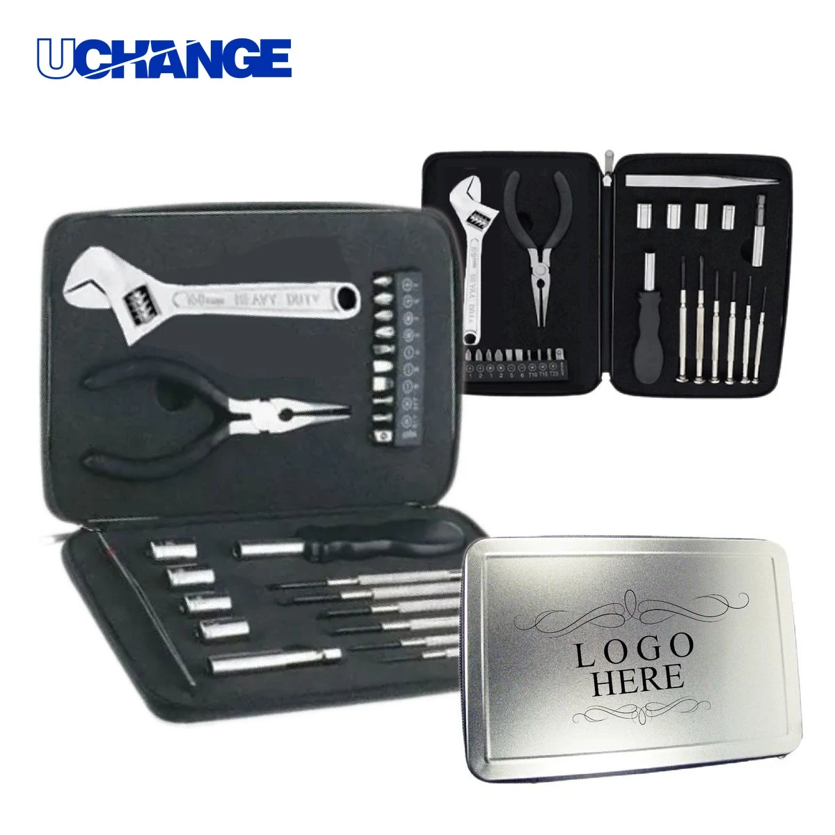 Compact 25 Piece Tool Set Kit for Home 1
