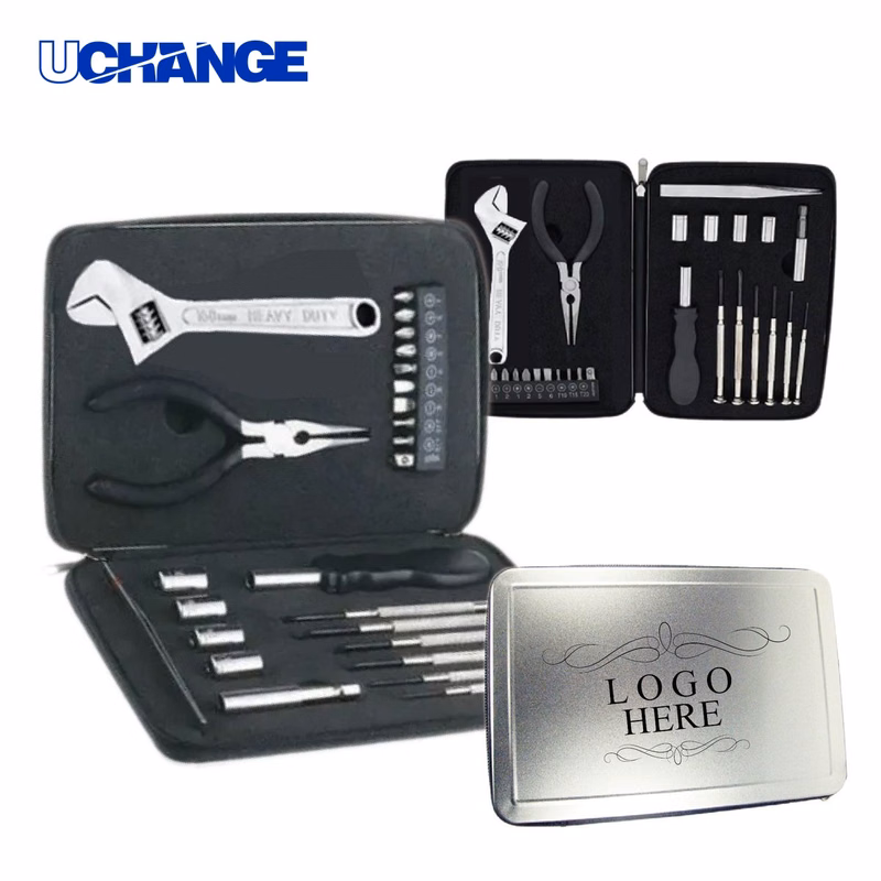 Compact 25 Piece Tool Set Kit for Home