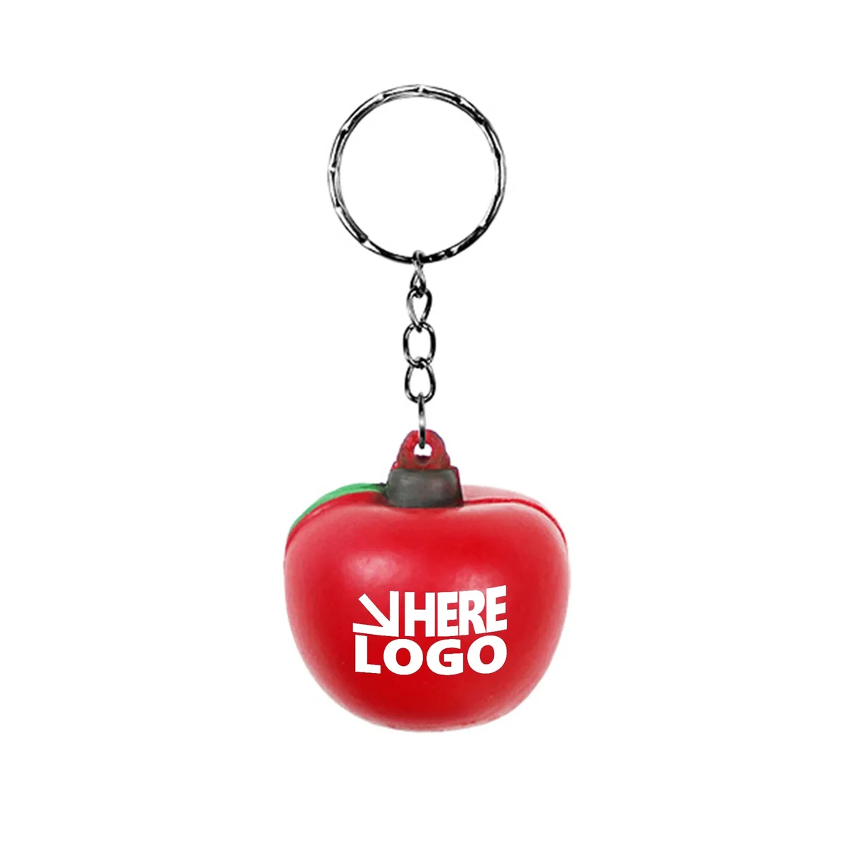 MOQ 20 Apple Stress Relieve Toy Keychain 1