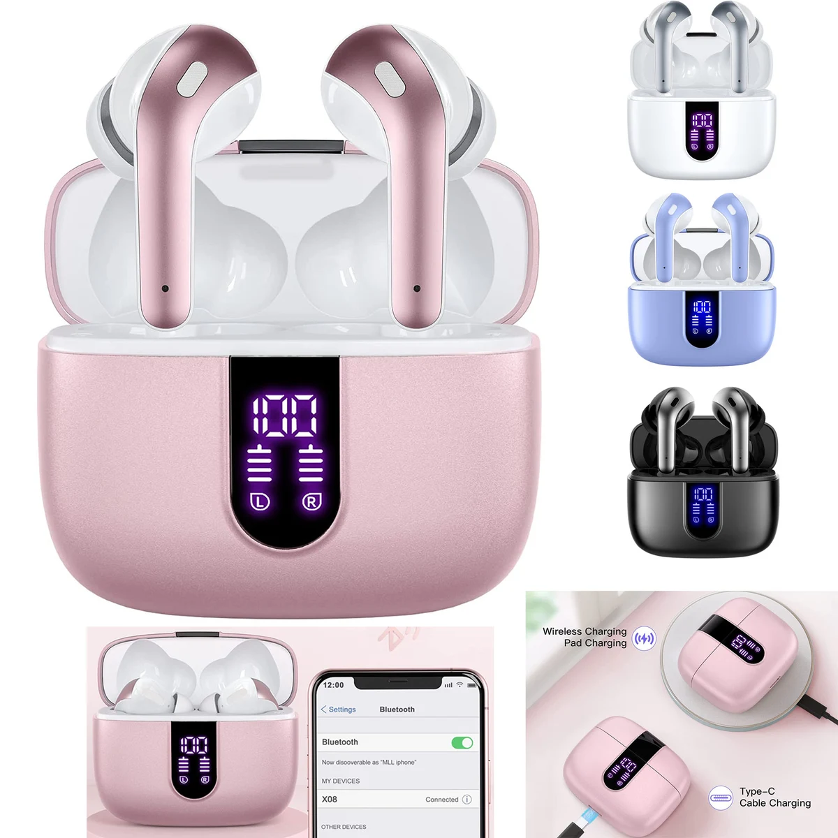 Bluetooth Headphones True Wireless Earbuds 1
