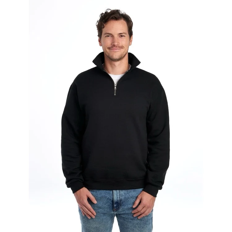 JERZEES Super Sweats® NuBlend® Unisex Quarter-Zip Cadet Collar Sweatshirt, custom hoodie or sweatshirt with logo imprint 1