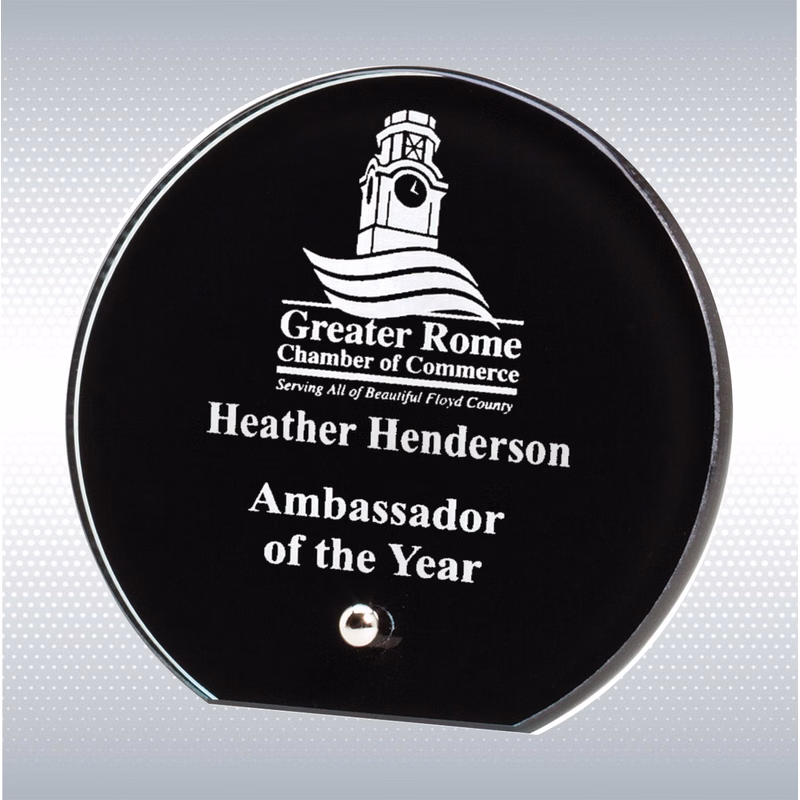 7" Glass Circle Awards