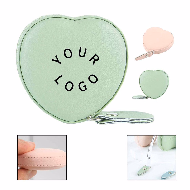 Portable Heart Tape Measure for Travel and Sewing
