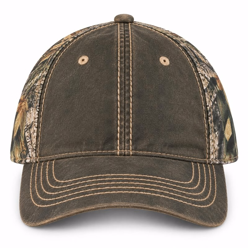 Port Authority Pigment Print Distressed Cap.