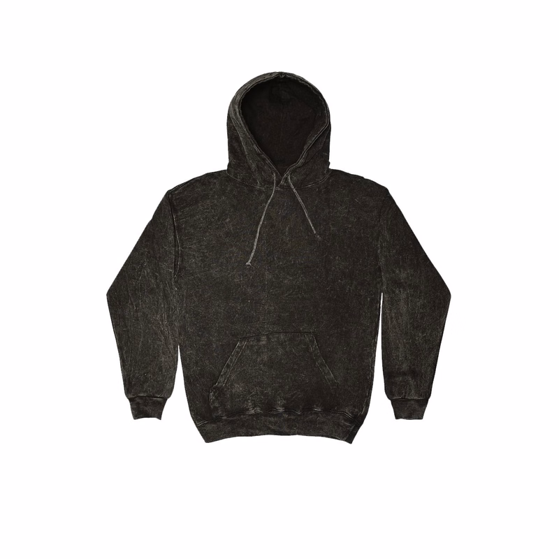 Unisex Mineral Wash Hooded Sweatshirt - 8300