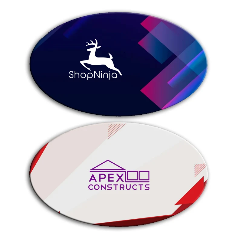 Oval Name Tag 1