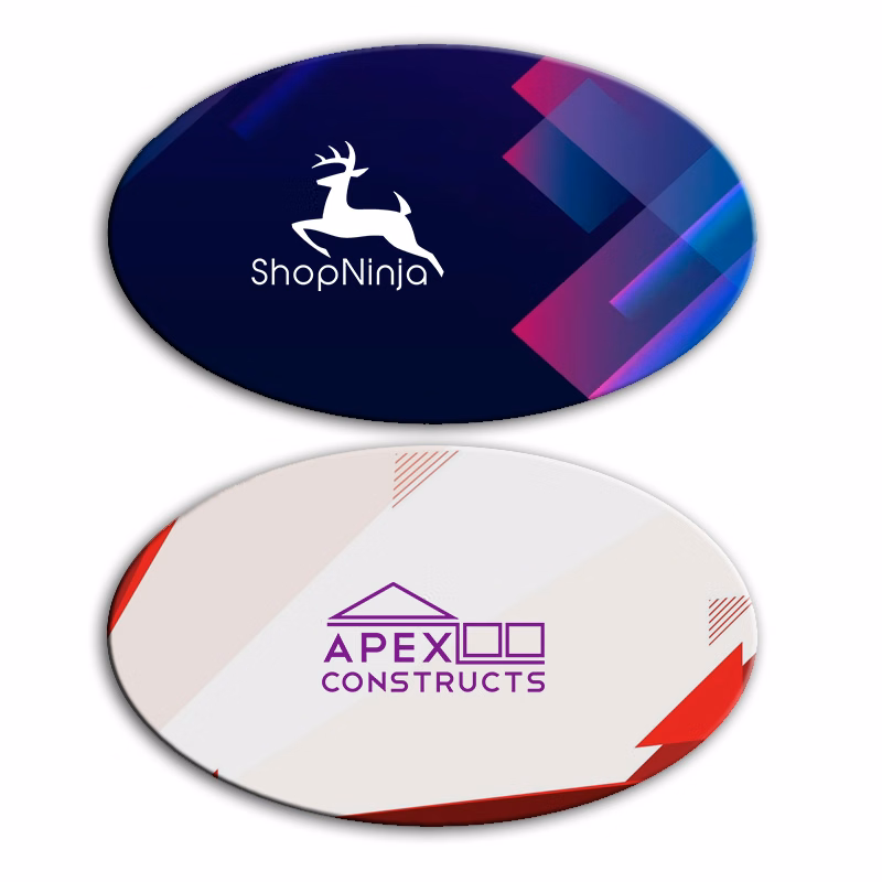 Oval Name Tag