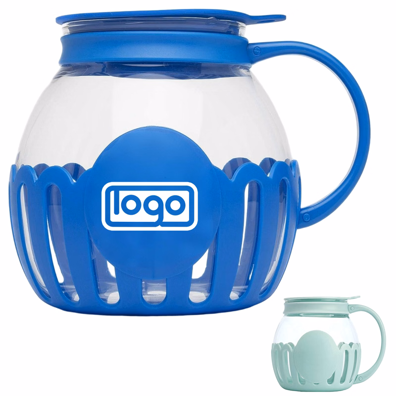 100oz Borosilicate Glass Microwave Popcorn Maker Popper Bowl
