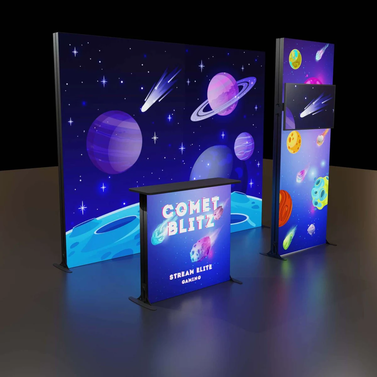 8'H Astra Plus Modular Booth Kit 2 1