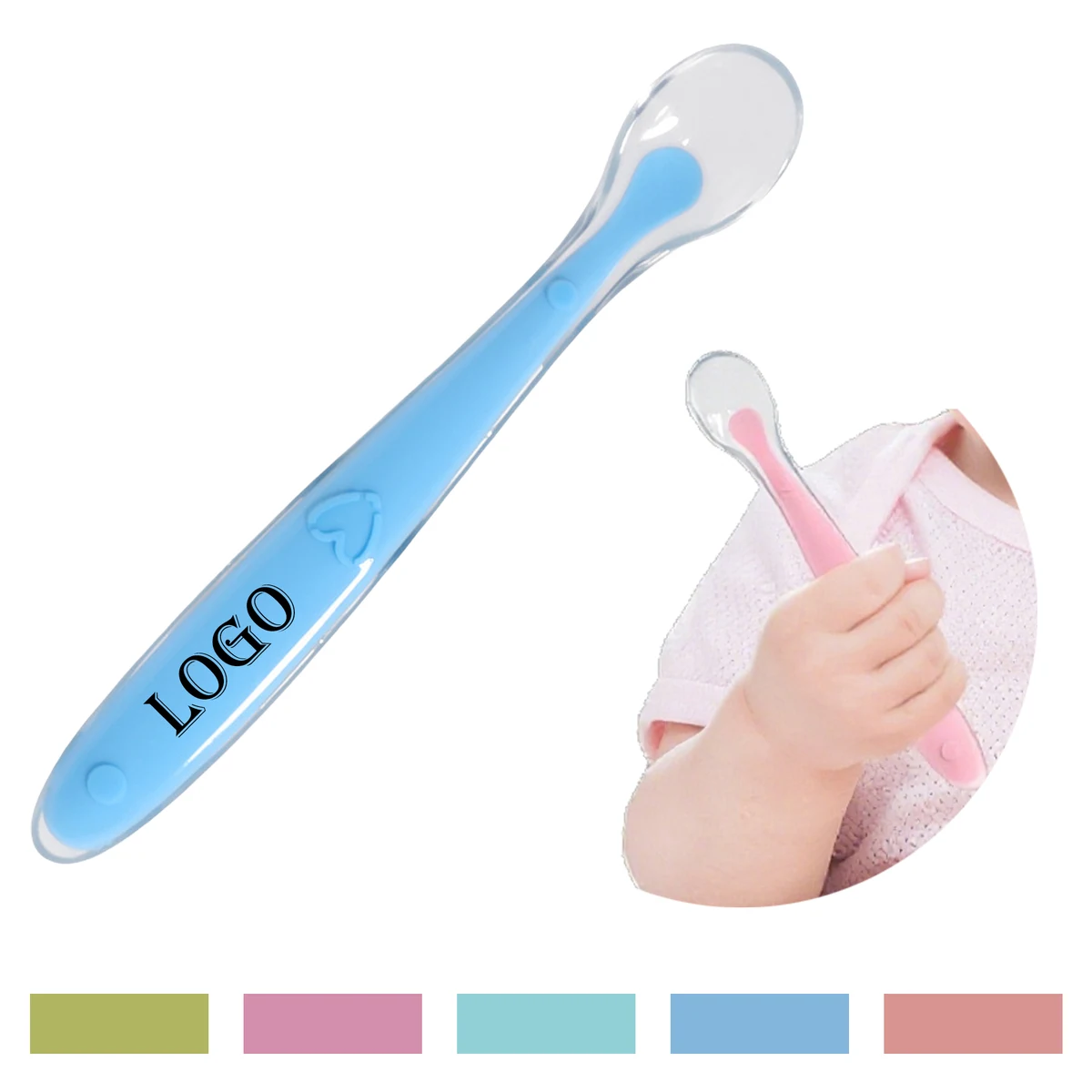 Toddler Silicone Spoon MOQ50 1