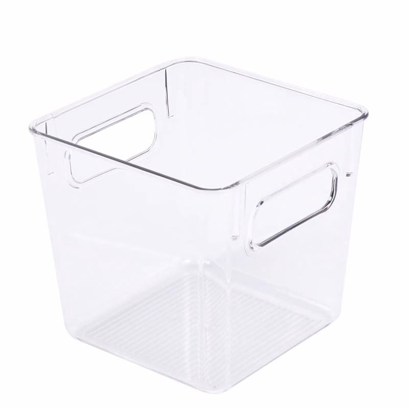 Clear Kitchen Cabinet Drawer PET Egg Food Organizer Fruit F