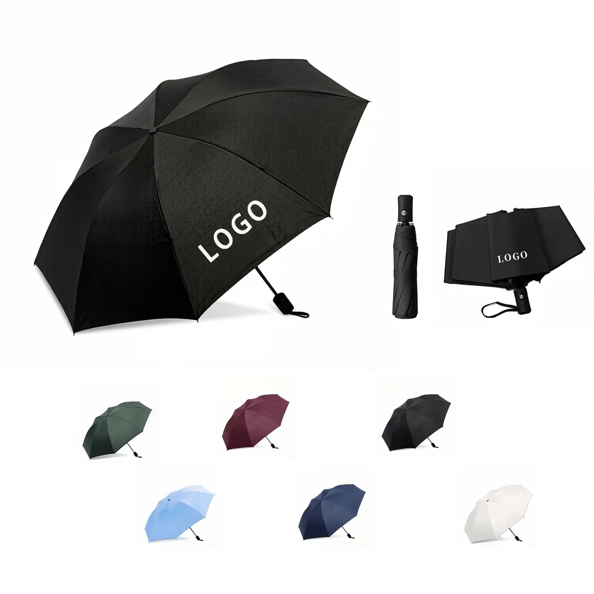 MOQ 50 PCS Automatic Folding Umbrella 1
