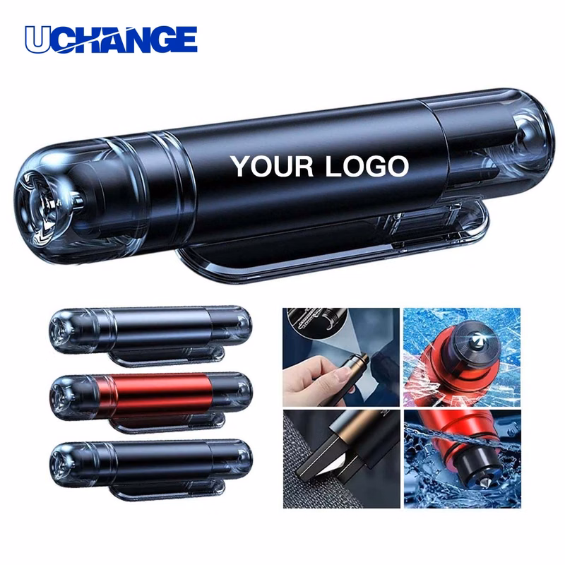 Compact Emergency Car Window Breaker Tool with Steel Tip