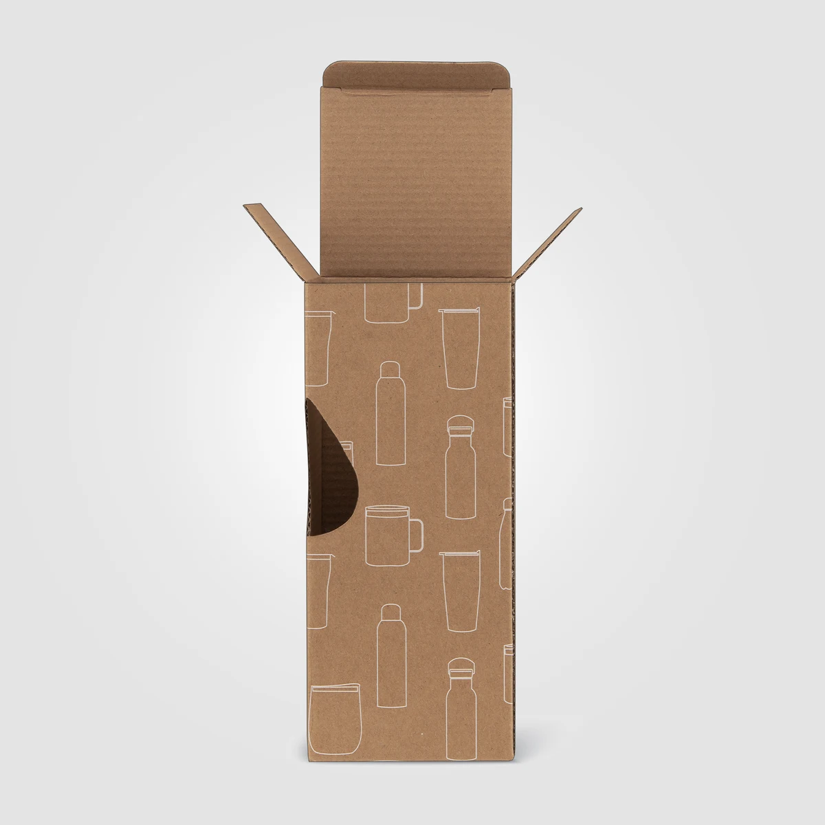 Craft Paper Gift Box for Drinkware #3 1