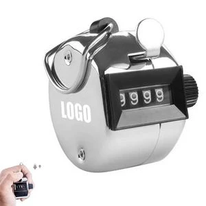 Metal Hand Tally Counter With Compact Design And Key Ring Attachment 1