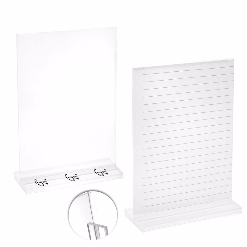 Acrylic Display Stand with Promotional Card Holder