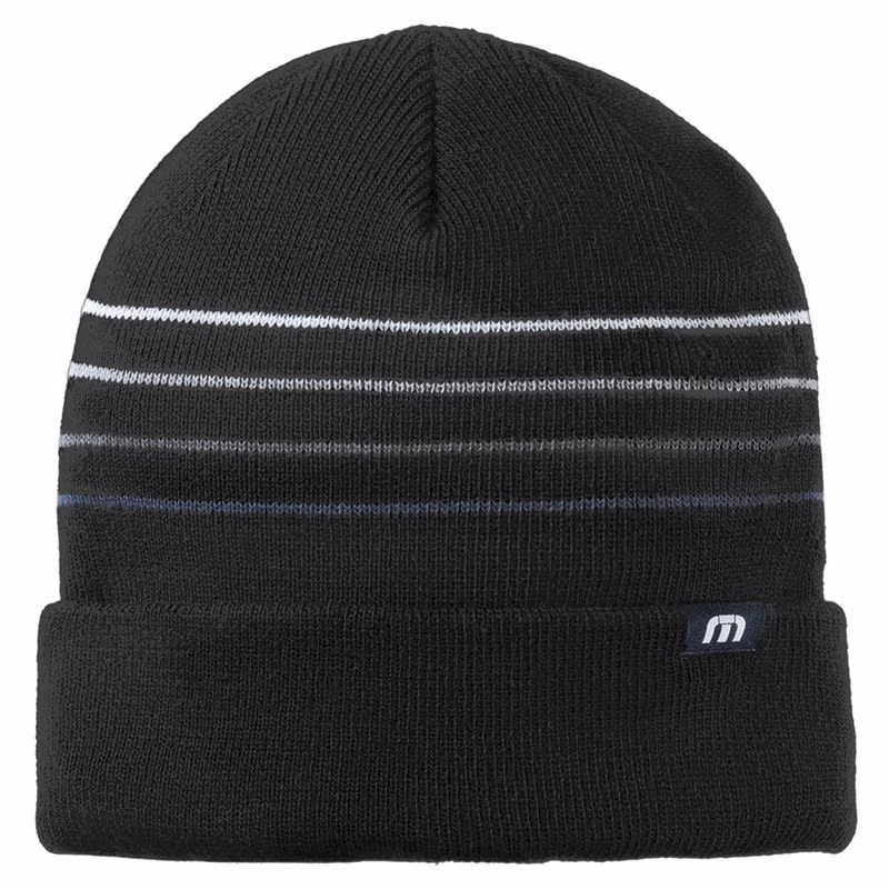 TravisMathew Striped Cuffed Beanie