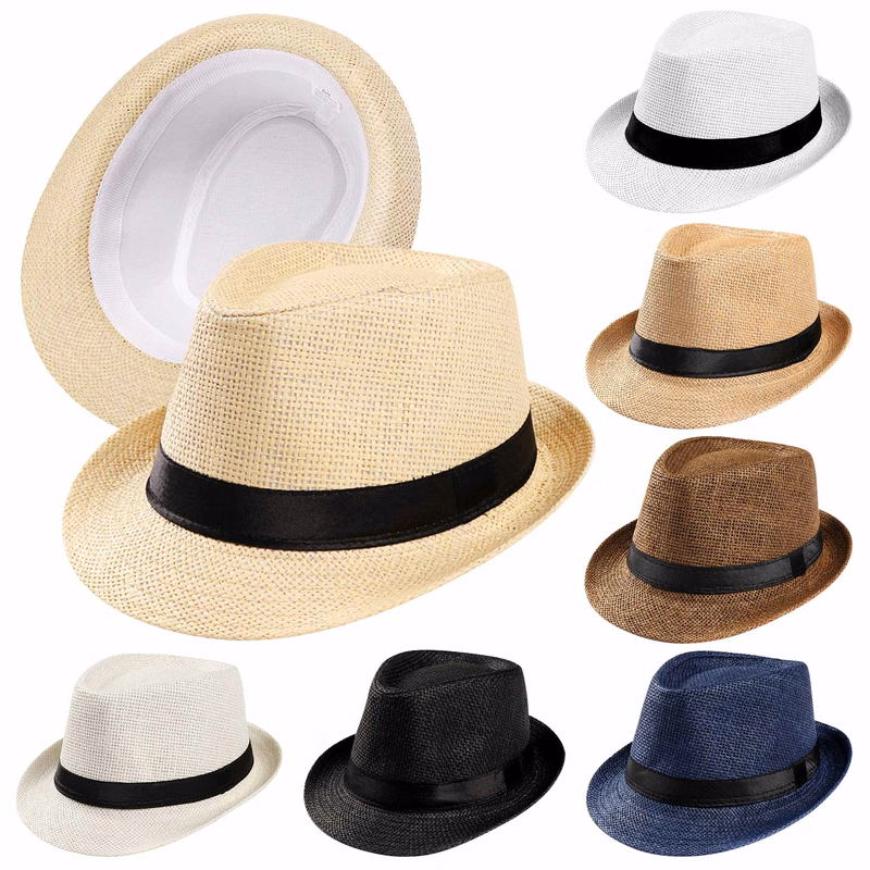 Beach Wide Brimmed Panama Straw Roll Hat