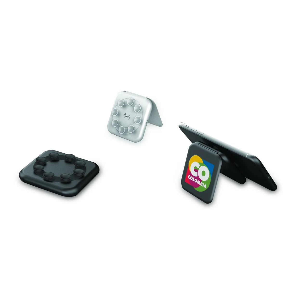 All In One QI Wireless Charger & Phone Stand with Suction 1