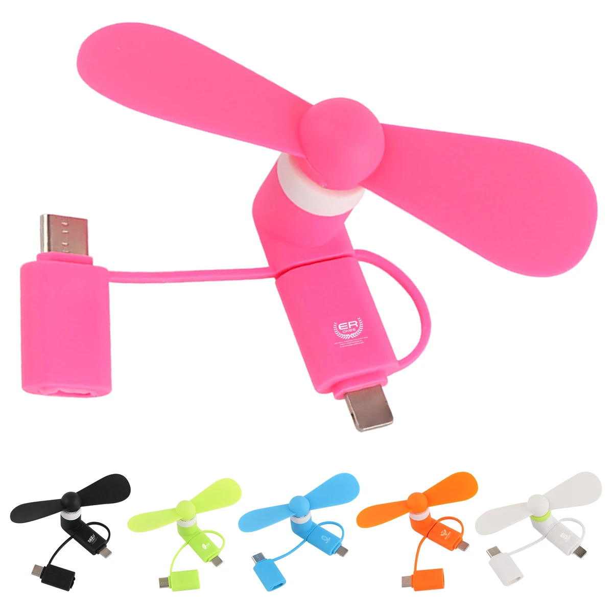 Mini USB 3 in 1 Portable Cell Smart Phone Fan 1