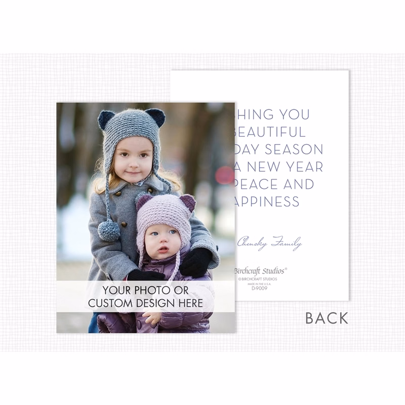 Custom Photo Card (Vertical, Value Size, Flat)