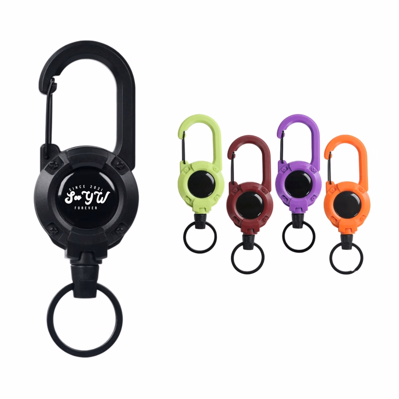 Carabiner Heavy Duty Retractable Key Fob