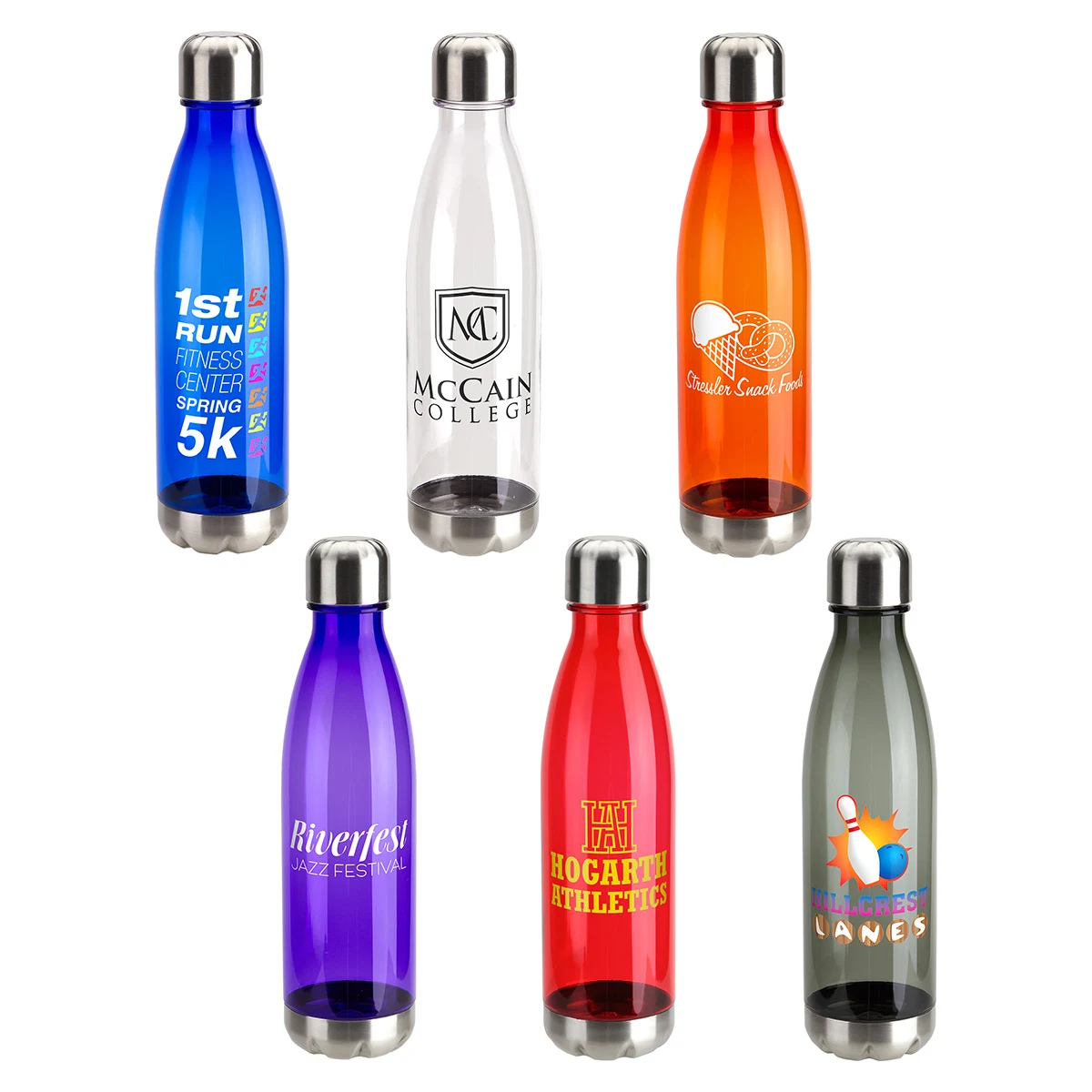 Bayside 25 oz Tritan® Bottle with Stainless Base and Cap 1