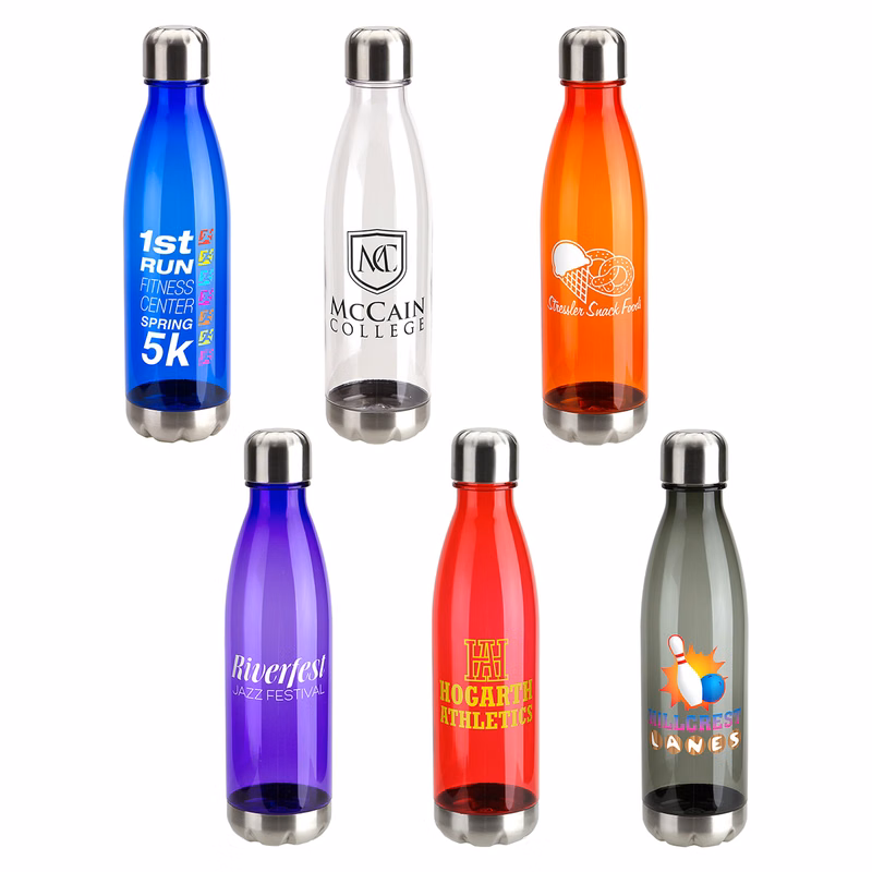 Bayside 25 oz Tritan® Bottle with Stainless Base and Cap