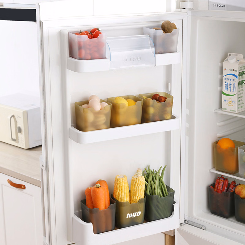 Refrigerator side door fruit and vegetable storage organizer fresh storage box
