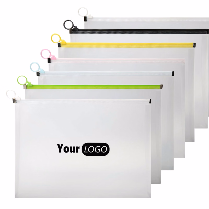 A4 PP Zipper File Bag