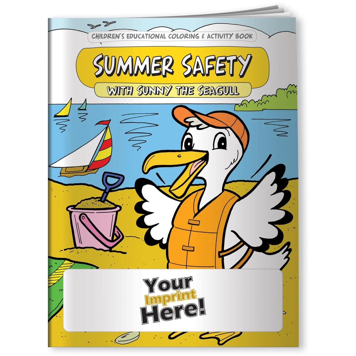 Coloring Book - Summer Safety with Sunny the Seagull 1