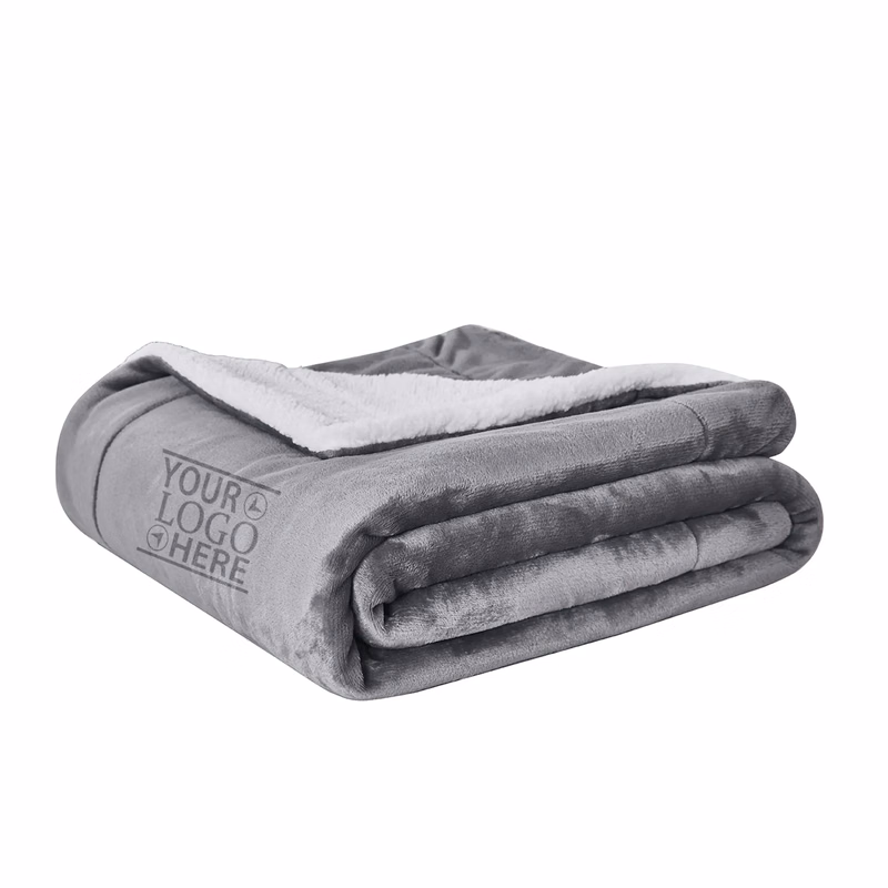 Double Layer Sheep Fleece Blanket