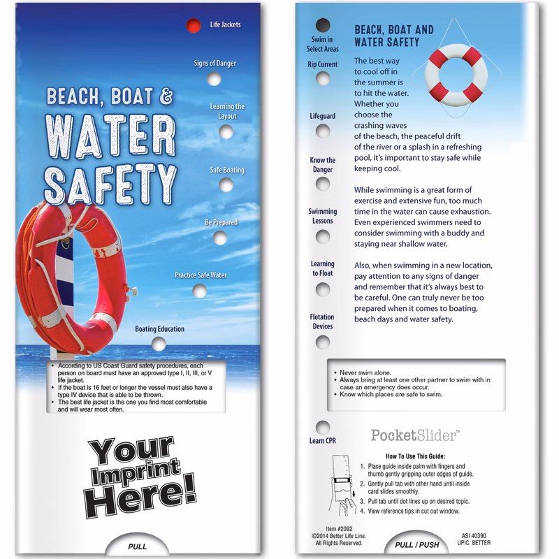 Pocket Slider - Boat & Water Safety