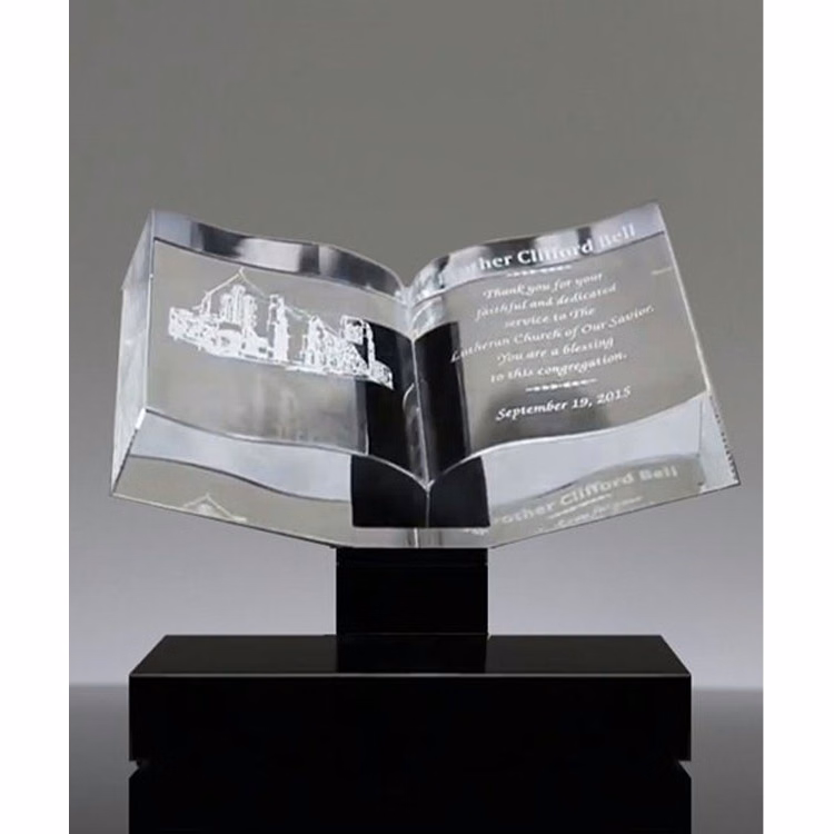 CRYSTAL BIBLE ON BLACK BASE
