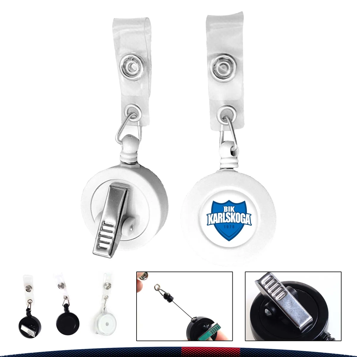 Alligator Clip Badge Holder Reel 1