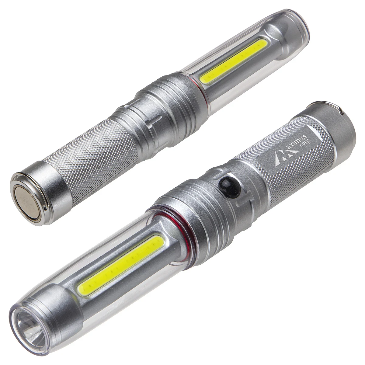Baton COB + LED Flashlight with Magnetic Base 1