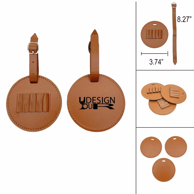 PU Leather Golf Tee Holder w/Buckle MOQ 50
