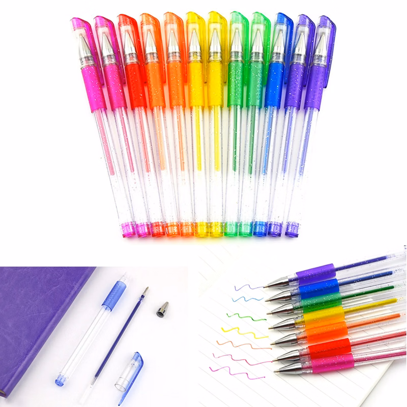 48PCS Coloring Pen Set With Soft Grip For Drawing