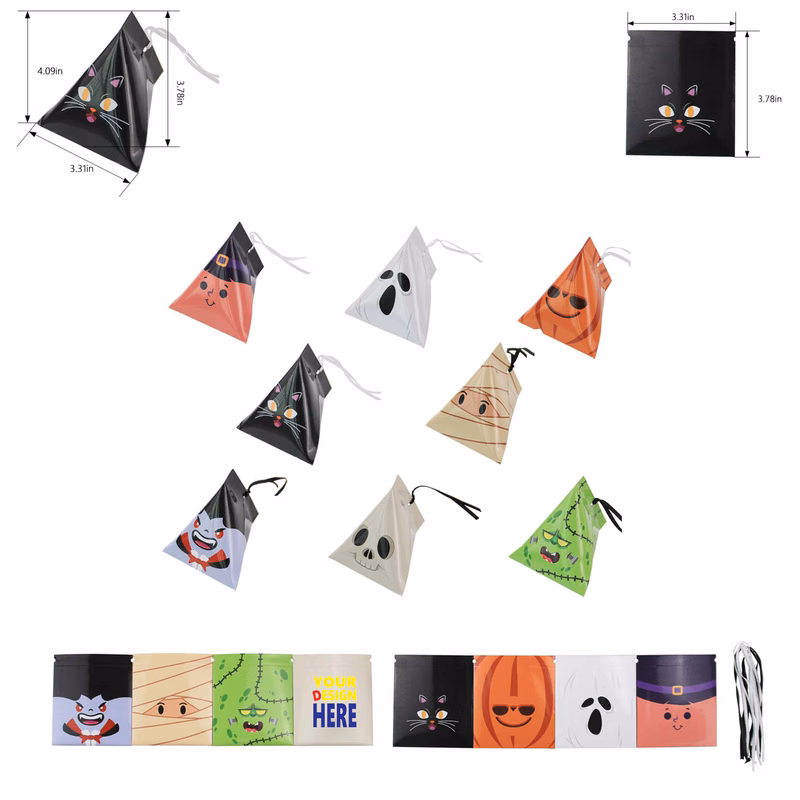 Custom Halloween Full Color Candy Packing Box
