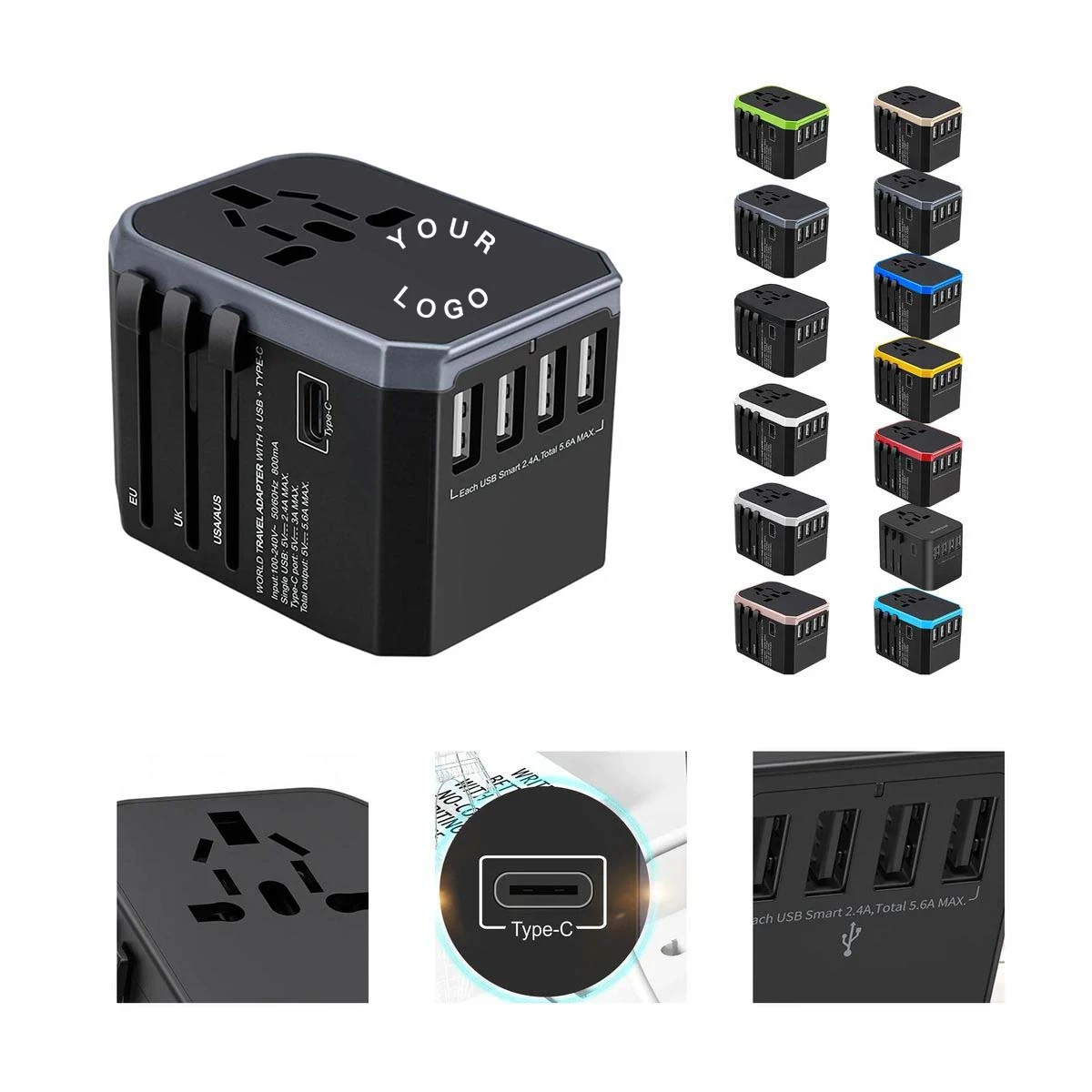 Durable Multi Port Charger for Travel and Home Use 1