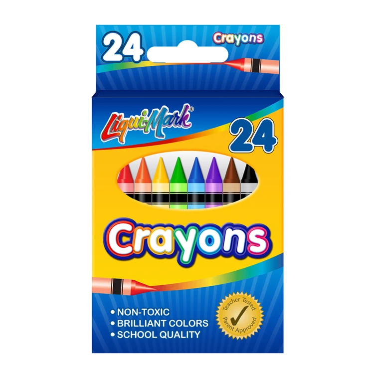 24 Pack Crayons - Assorted Colors 1