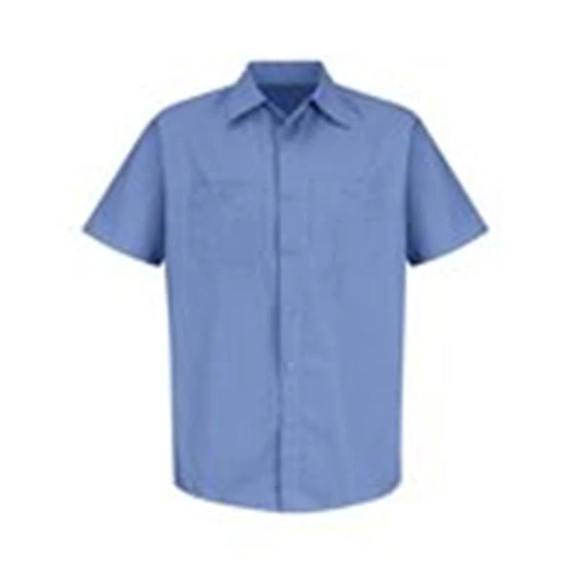Red Kap Men's Industrial Stripe Short Sleeve Work Shirt - SB22 1