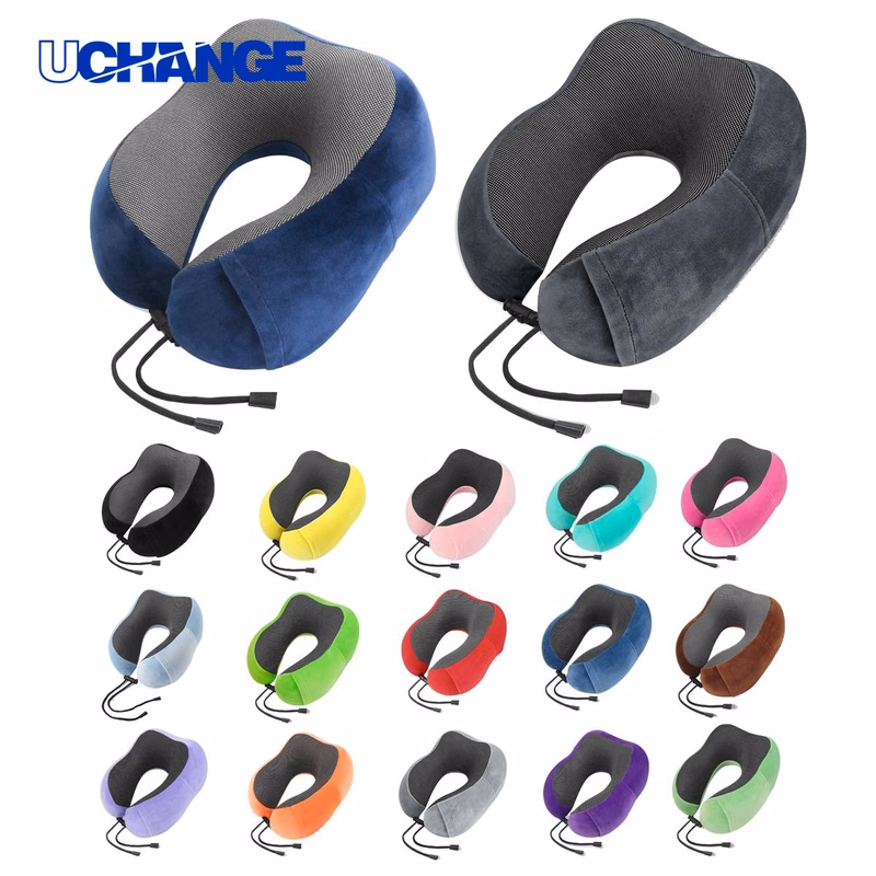 Custom U Shaped Slow Rebound Neck Pillow for Travel