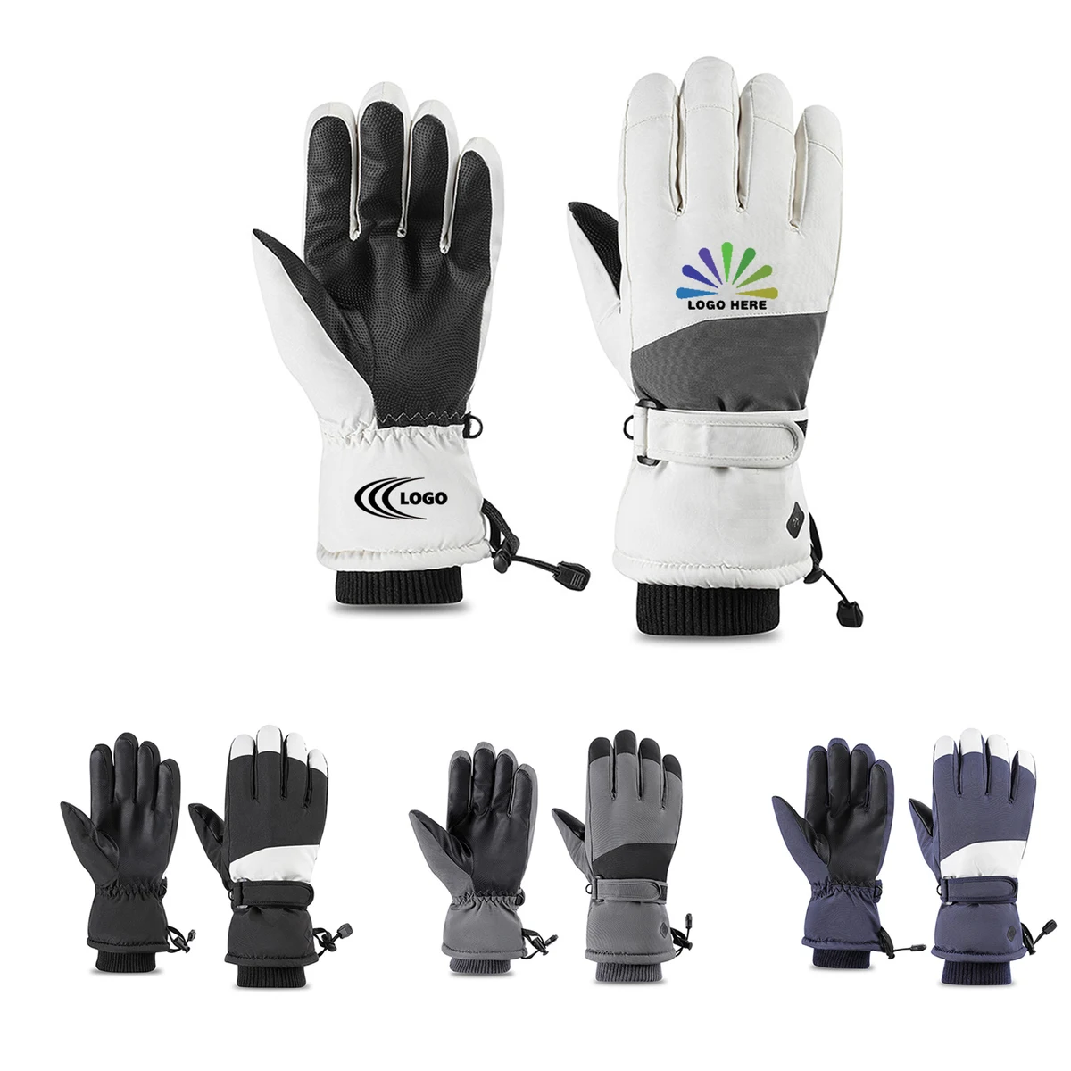 Thickened Skiing Thermal Gloves 1