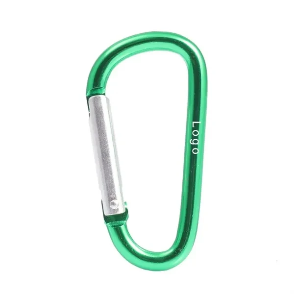 Logo Engraved Carabiner Clip Custom Keychain Accessory 1
