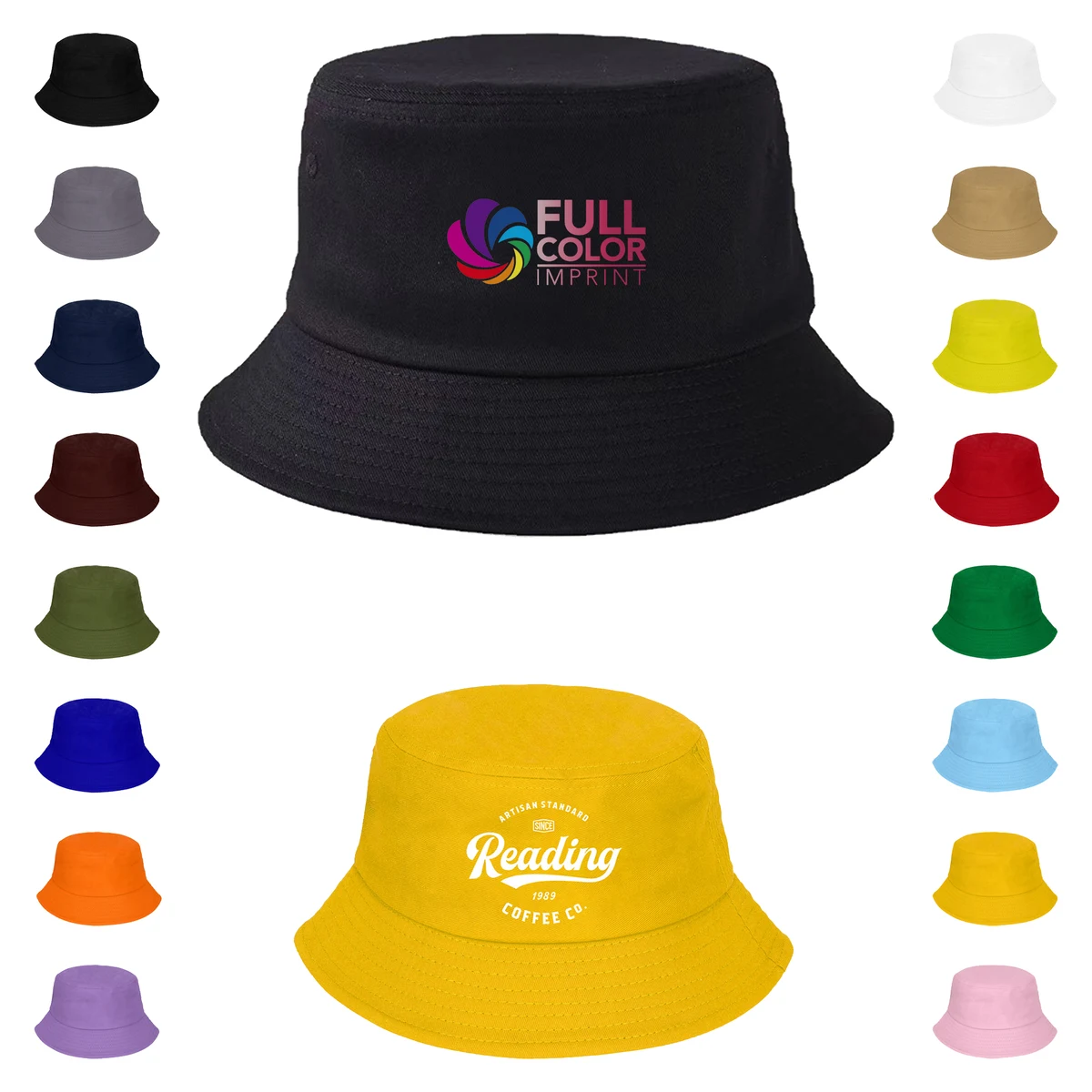 MOQ 30pcs Foldable Twill Bucket Hat 1