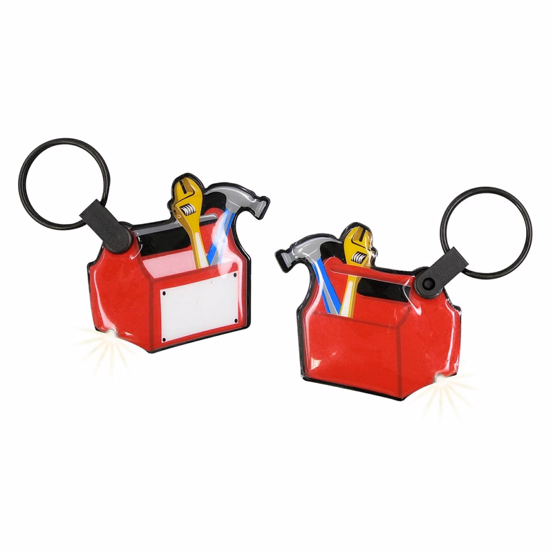 ShapeLights™ Color-A-Shape Key Ring Flashlight (Toolbox)