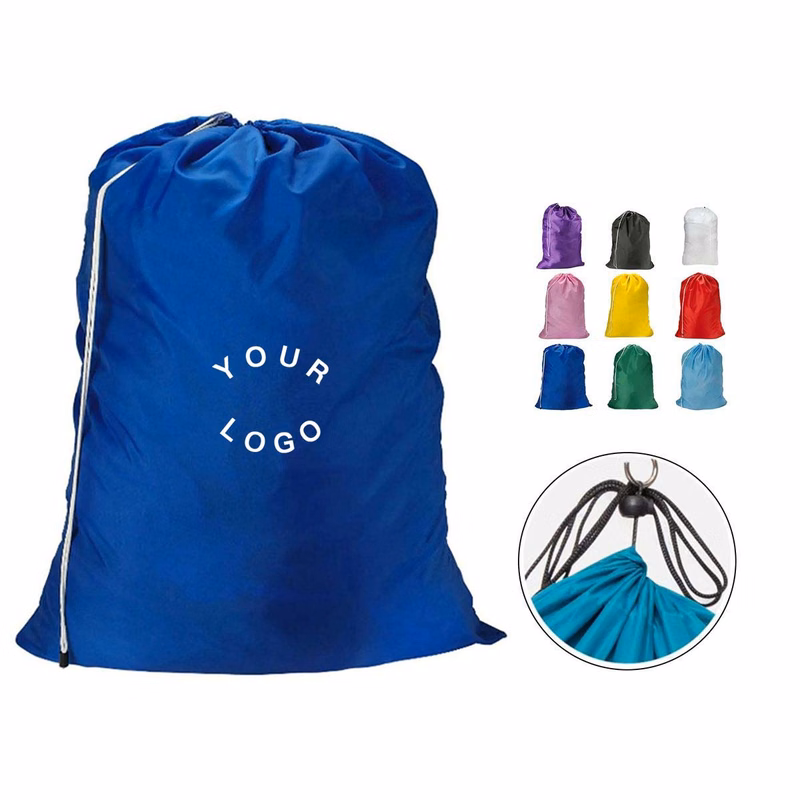 Portable Nylon Laundry Bag for Home and Travel