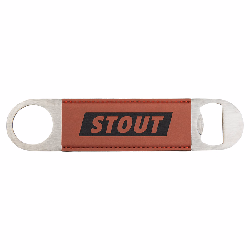 Rose Leatherette Bottle Opener