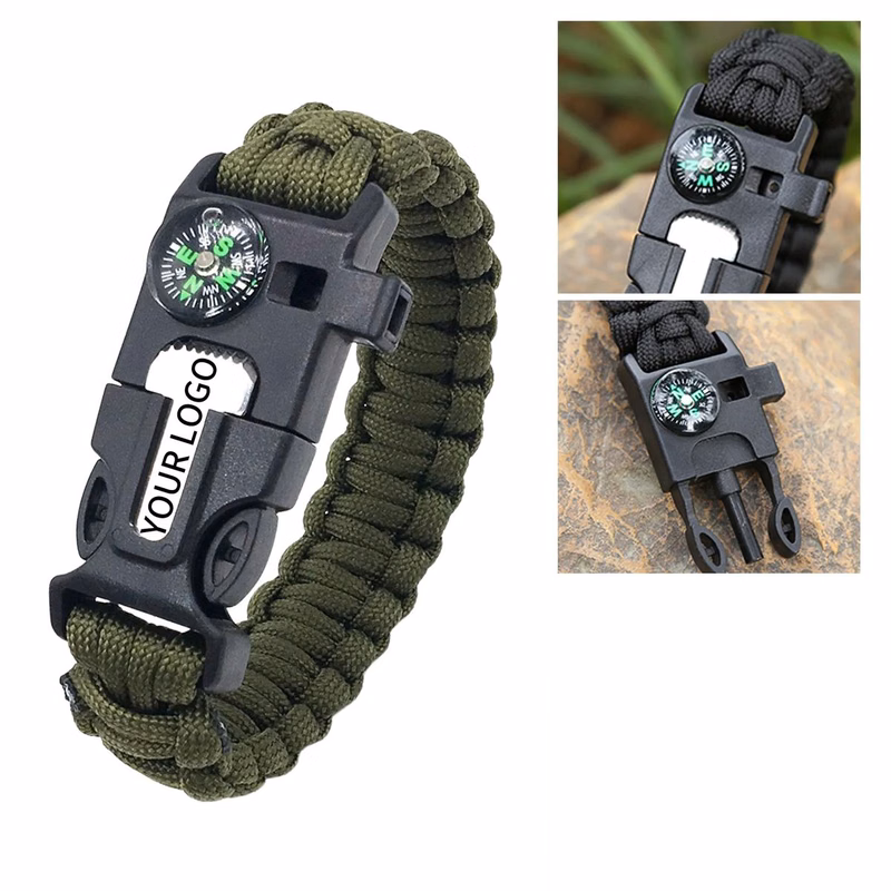 Compact Emergency Survival Bracelet for Travel
